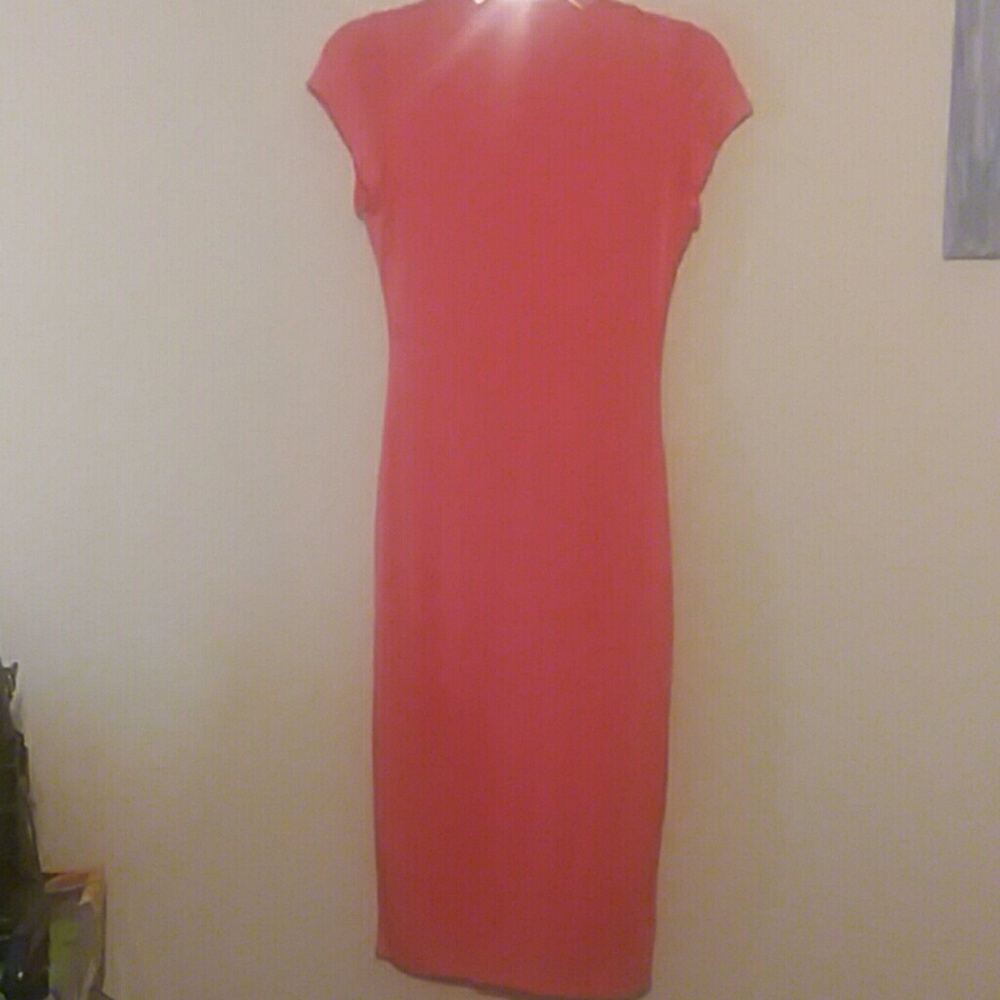 Slender Pink fitted Dress